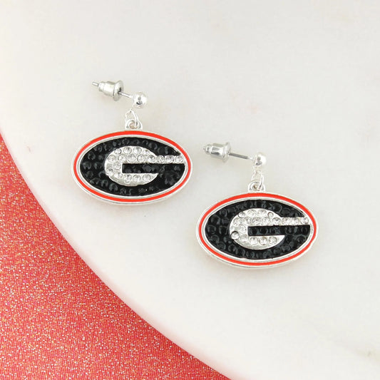 Georgia G Dangle Crystal Earrings
