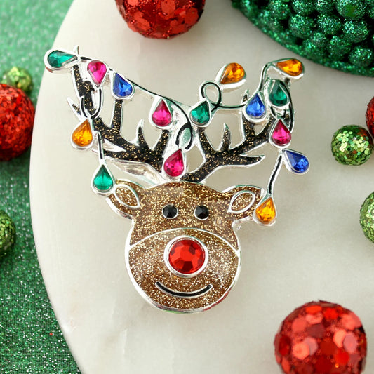 Whimsical Reindeer Pin/Pendant