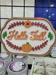 Hello Fall sign