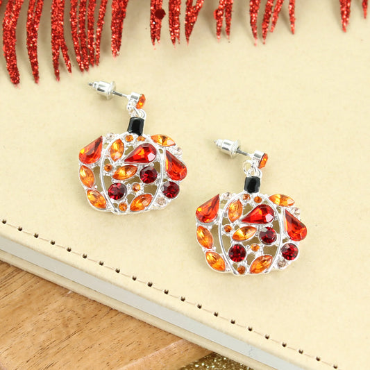 Jewel Pumpkin Earrings