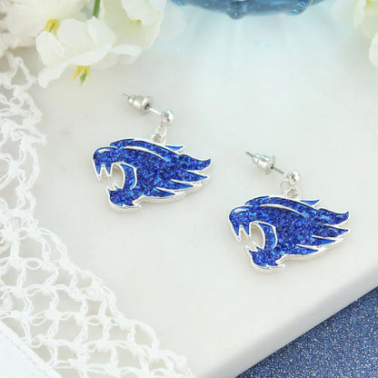 Kentucky Wildcats Crystal Earrings