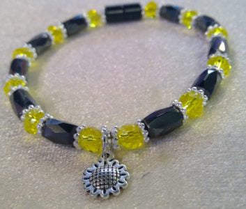 It’s a sunflower day!- bracelet to necklace