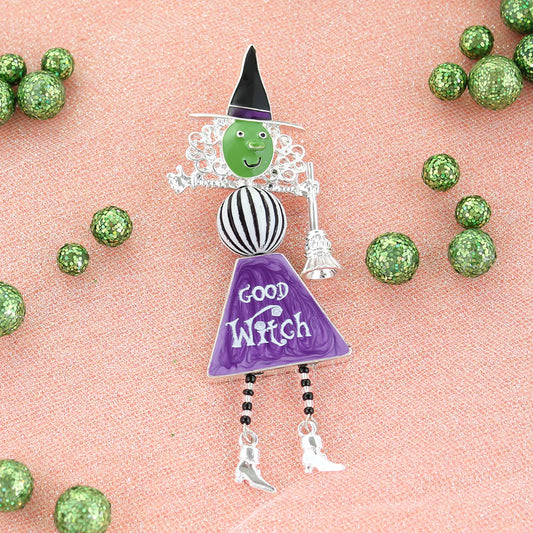 Witch Good/Bad Reversible Pendant
